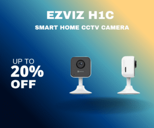 Ezviz H1C retail packaging and product details
