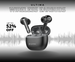 Ultima Boom 141 ANC Earbuds (30 dB)